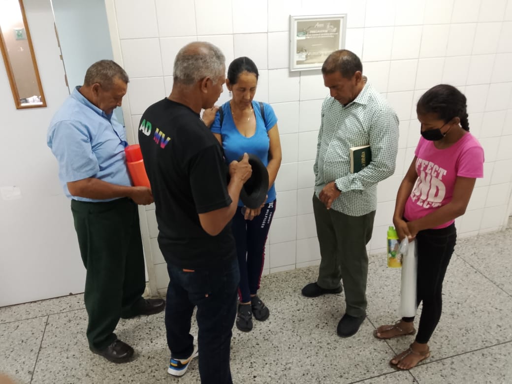 Ação social em hospital na Venezuela